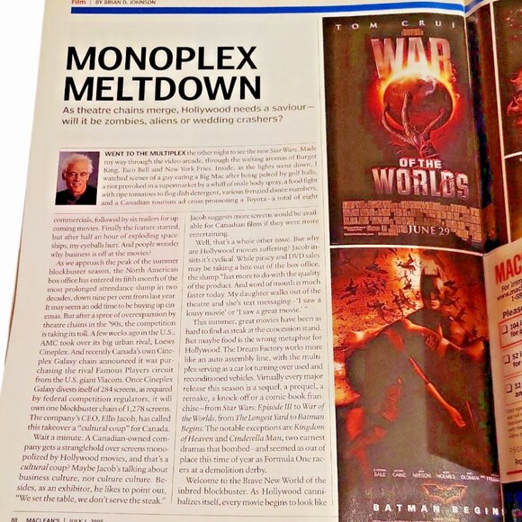 Macleans Magazine Paul Anka 8 Page Article Photos July 1 2005 Canada Day Double - Picture 8 of 9